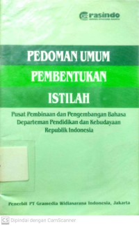 Pedoman Umum Pembentukan Istilah