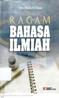 Ragam Bahasa Ilmiah