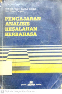 Pengajaran Analisis Kesalahan Berbahasa