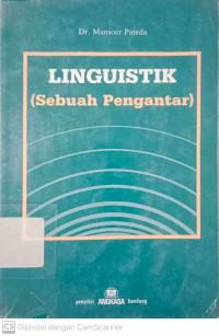 Linguistik : Sebuah Pengantar