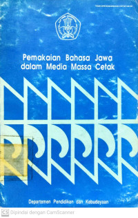 Pemakaian Bahasa Jawa dalam Media Massa Cetak