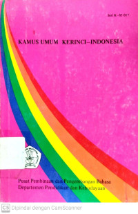 Kamus Umum Kerinci-Indonesia