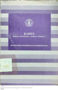 Kamus Bahasa Indonesia - Bahasa Tonsea 1