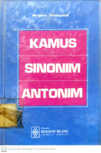 Kamus Sinonim Antonim