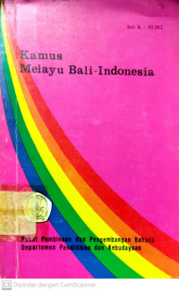 Kamus Melayu Bali - Indonesia