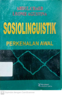 Sosiolinguistik : Perkenalan Awal