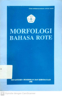 Morfologi Bahasa Rote