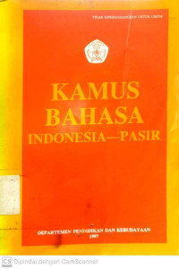 Kamus Bahasa Indonesia-Pasir