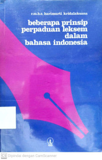 Beberapa Prinsip Perpaduan Leksem dalam Bahasa Indonesia