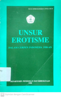 Unsur Erotisme dalam Cerpen Indonesia 1950-an