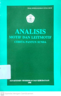 Analisis Motif dan Leitmotif : Cerita Pantun Sunda