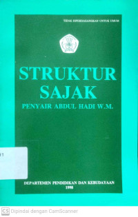 Struktur Sajak : Penyair Abdul Hadi W. M.