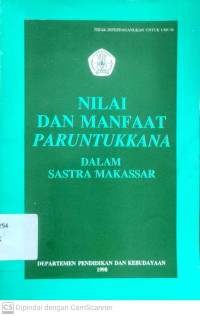 Nilai dan Manfaat Paruntukkana dalam Sastra Makassar