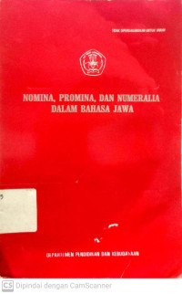 Nomina, Promina, dan Numeralia dalam Bahasa Jawa