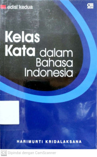 Kelas Kata dalam Bahasa Indonesia (Edisi Kedua)