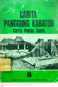 Carita Panggung Karaton : Carita Pantun Sunda