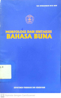 Morfologi dan Sintaksis Bahasa Buna