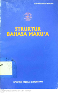 Struktur Bahasa Maku'a