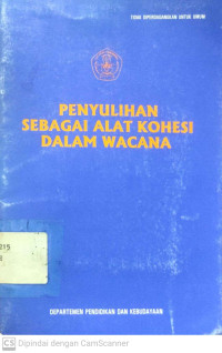 Penyulihan Sebagai Alat Kohesi dalam Wacana