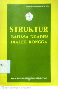 Struktur Bahasa Ngadha Dialek Rongga