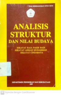 Analisis Struktur dan Nilai Budaya