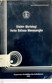 Sistem Morfologi Verba Bahasa Mawasangka