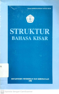 Struktur Bahasa Kisar