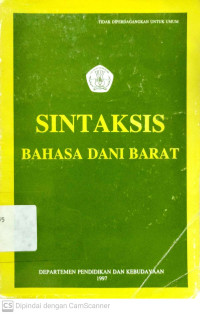 Sintaksis Bahasa Dani Barat