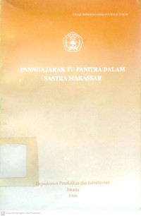 Panngajarak Tu Panitra dalam Sastra Makassar