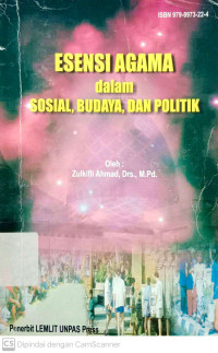 Esensi Agama Dalam Sosial, Budaya, dan Politik