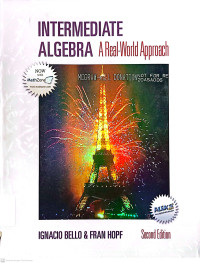 Intermediate Algebra A Real-World Approach