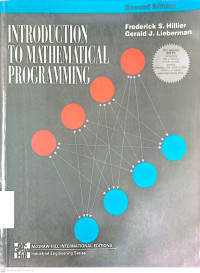 Introduction To Mathematical Programming