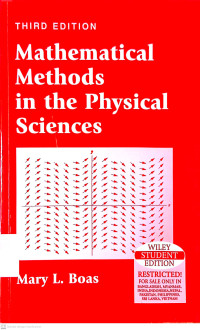 Mathematical Methods in the Physical Sciences